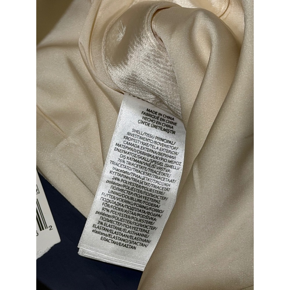 Polo Ralph Lauren Satin Wide-Leg Pant Chic Cream High Rise Trousers Size 2 NEW - Picture 4 of 8